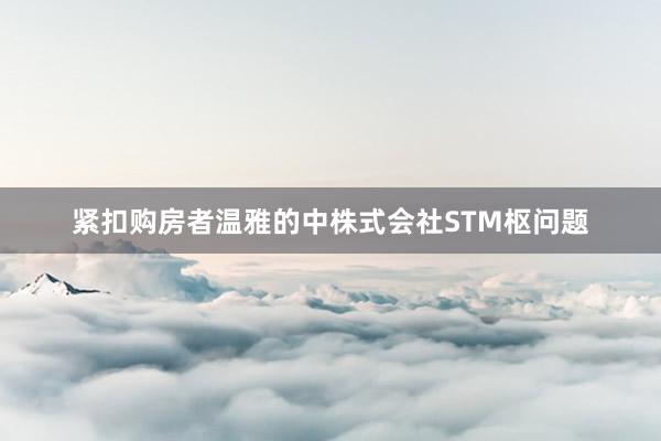 紧扣购房者温雅的中株式会社STM枢问题